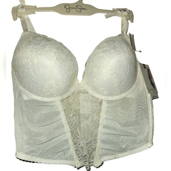 Jessica Simpson Corset Bra Size 36C New NWT Very Pretty, Flirty and Sexy - Picture 1 of 4